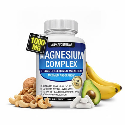 AlphaFormulas Magnesium Complex – 90 Vegetarian Capsules