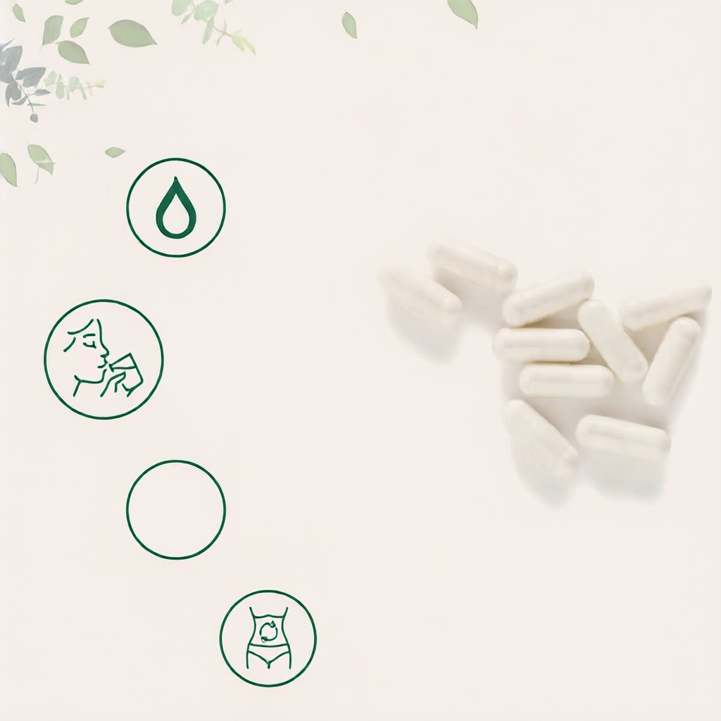 Collagen peptide capsules