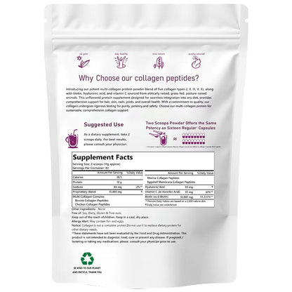 Collagen peptide powder